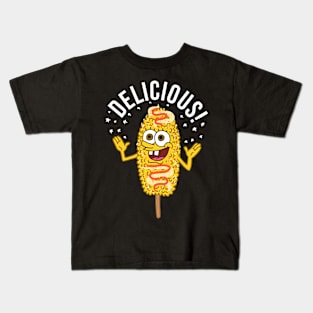 Funny Elote Mexican Street Corn Delicious Kids T-Shirt